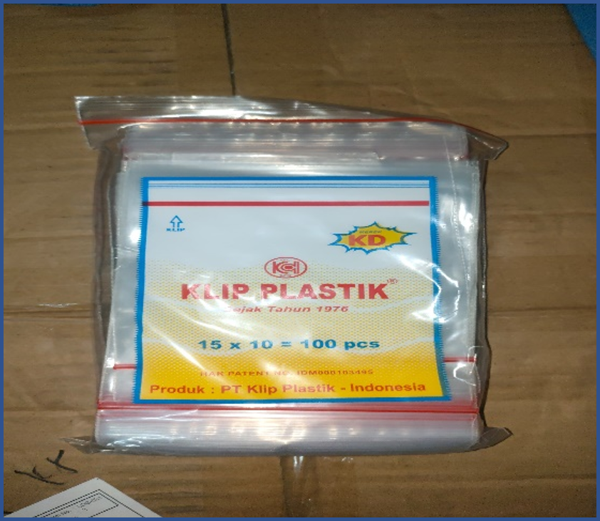 PLASTIC KLIP 10 X 15 CM